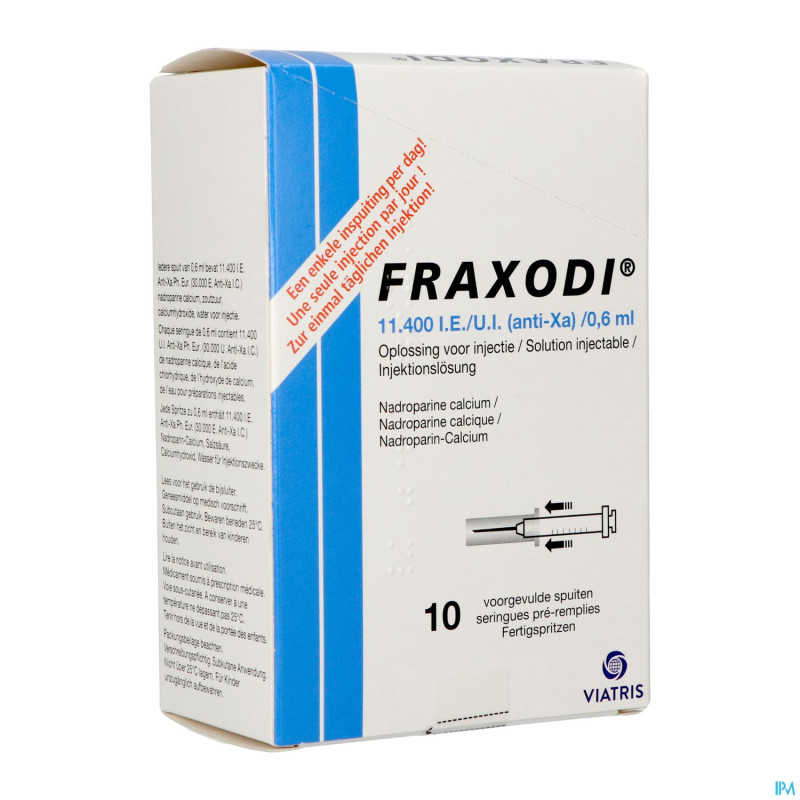 Fraxodi amp ser 10x0,6ml - 11.400 ui/ie