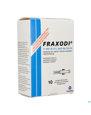 Fraxodi amp ser 10x0,6ml - 11.400 ui/ie