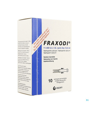 Fraxodi amp ser 10x0,6ml - 11.400 ui/ie