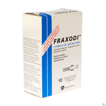 Fraxodi amp ser 10x0,6ml - 11.400 ui/ie