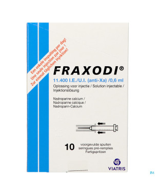 Fraxodi amp ser 10x0,6ml - 11.400 ui/ie