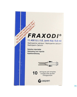Fraxodi amp ser 10x0,6ml - 11.400 ui/ie