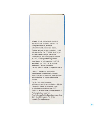 Fraxodi amp ser 10x0,6ml - 11.400 ui/ie