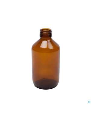 Bouteille rond brune courte s/bouch   100ml 88 aca