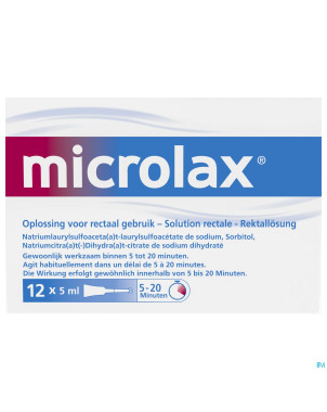 Microlax 12 x 5 ml