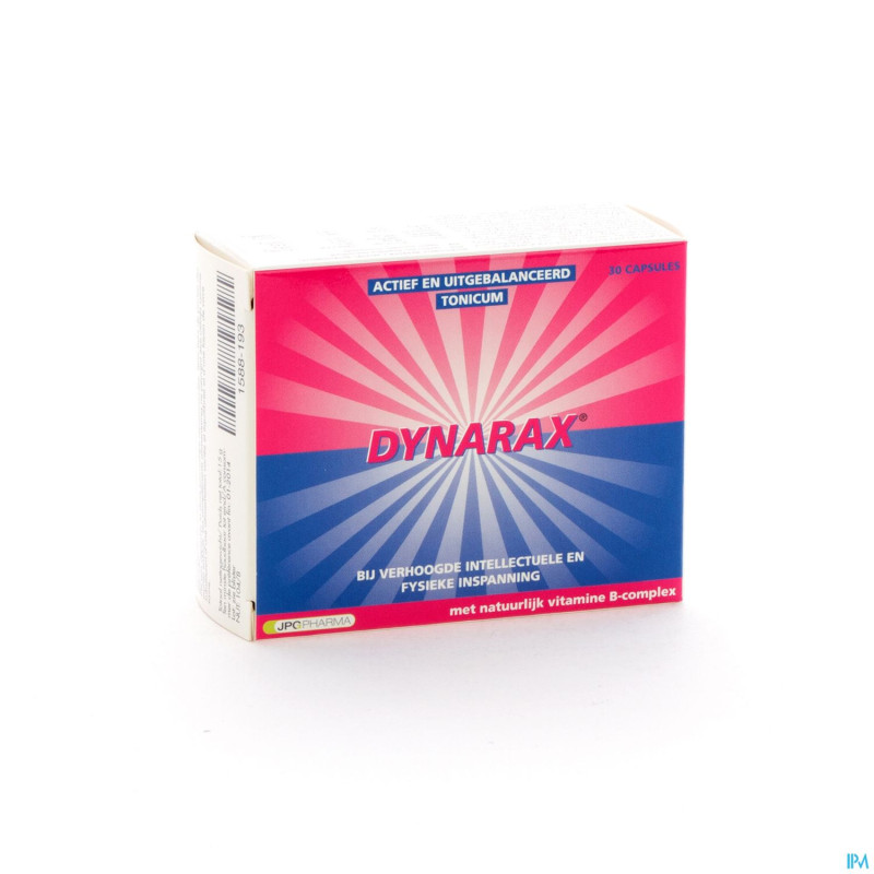 Dynarax blister caps 30