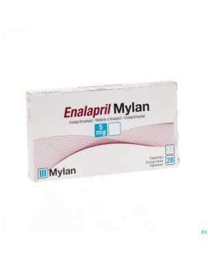 Enalapril mylan comp 28 x  5 mg