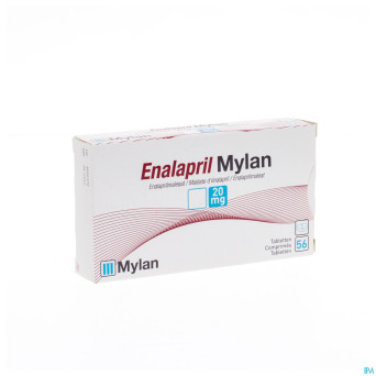 Enalapril mylan comp 56 x 20 mg