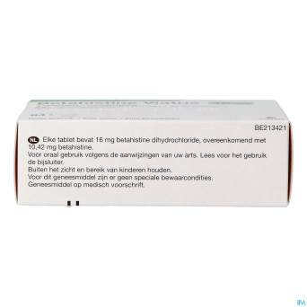 Betahistine viatris 16mg comp 84