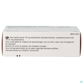 Betahistine viatris 16mg comp 84