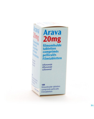 Arava  20mg comp pell 100 x 20mg