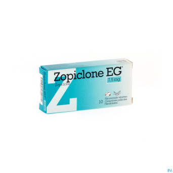 Zopiclone eg comp enrob 10 x 7,5 mg