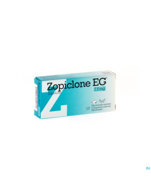 Zopiclone eg comp enrob 10 x 7,5 mg