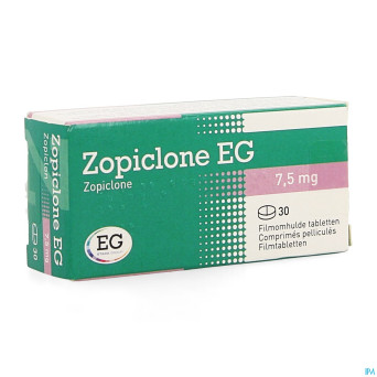 Zopiclone eg    comp enrob 30x7,5mg