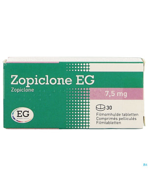 Zopiclone eg    comp enrob 30x7,5mg