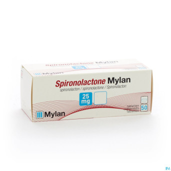 Spironolactone mylan  25 comp 50 x  25 mg