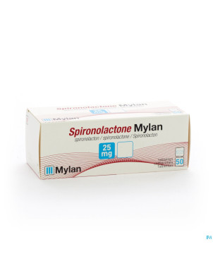 Spironolactone mylan  25 comp 50 x  25 mg