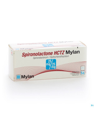 Spironolactone hctz mylan tabl 56 x 25 mg/25 mg