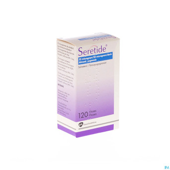 Seretide inhalator dos 120 25- 50mcg