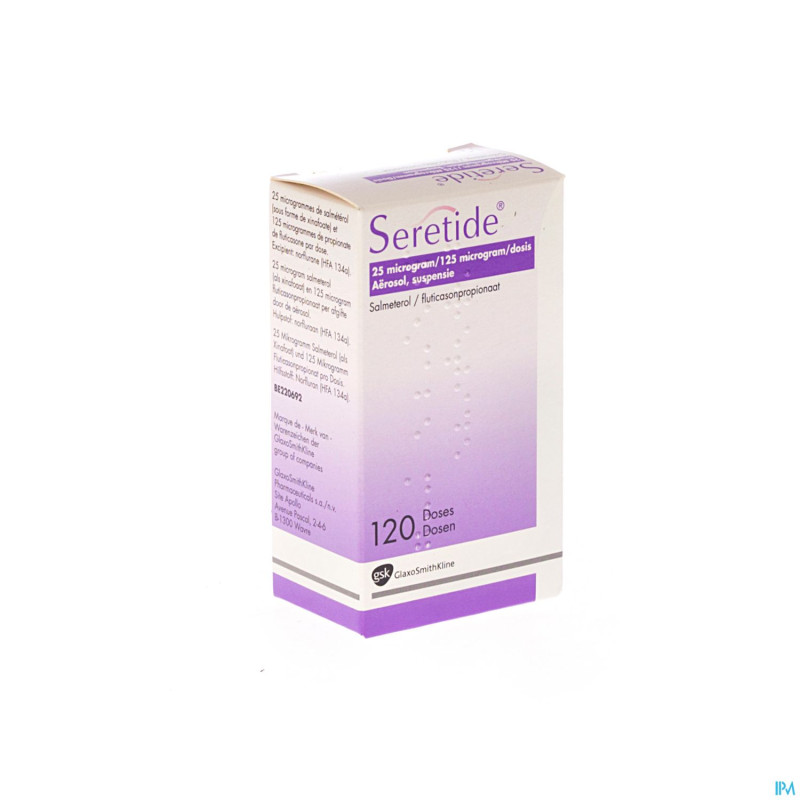 Seretide inhalator dos 120 25-125mcg