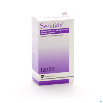 Seretide inhalator dos 120 25-125mcg