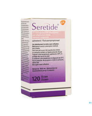 Seretide inhalator dos 120 25-250mcg