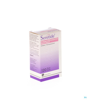 Seretide inhalator dos 120 25-250mcg