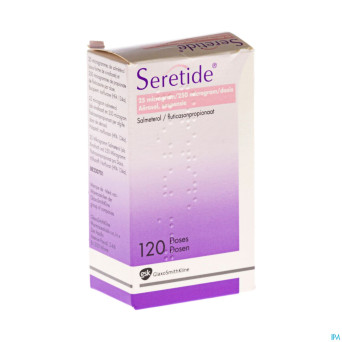 Seretide inhalator dos 120 25-250mcg
