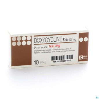 Doxycycline kela comp disp. 10 x 100 mg