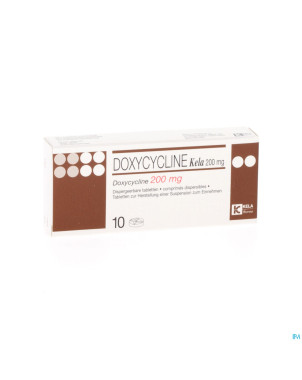 Doxycycline kela comp disp. 10 x 200 mg