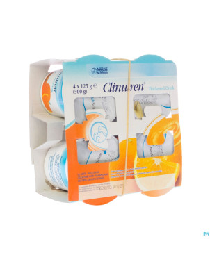 Clinutren eau gelif. orange    4x125g