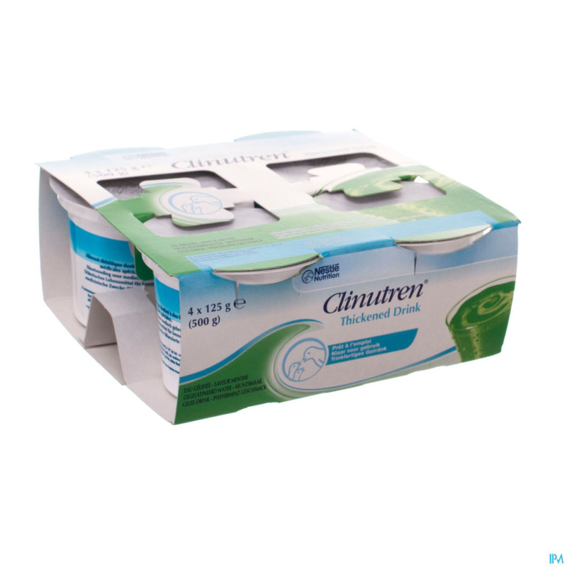 Clinutren eau gelif. menthe    4x125g
