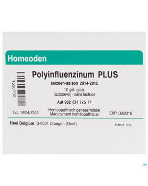 Polyinfluenzin.+ gel glob 10 homeod