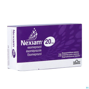 Nexiam 20 mg comp 28 x 20 mg