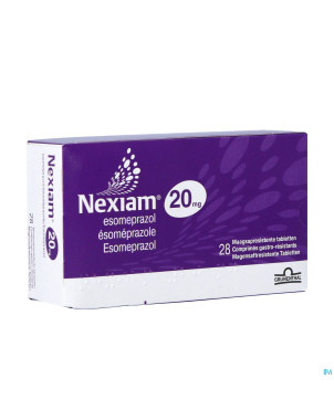 Nexiam 20 mg comp 28 x 20 mg
