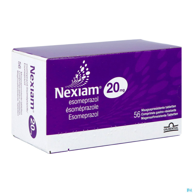 Nexiam 20 mg comp 56 x 20 mg