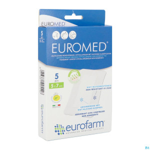 Euromed  5x 7cm 5 pansement d'ile steril