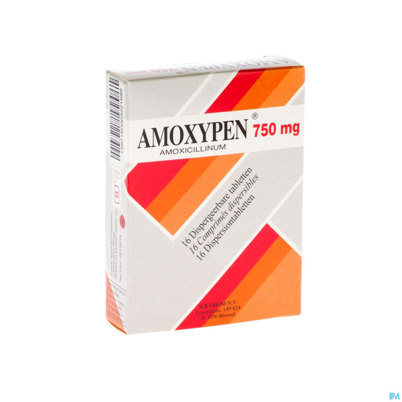 Amoxypen comp disp 16 x 750 mg