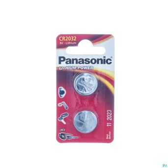 Panasonic batterie cr2032 3v 2