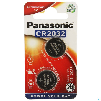Panasonic batterie cr2032 3v 2