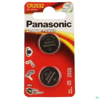 Panasonic batterie cr2032 3v 2