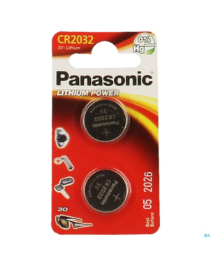Panasonic batterie cr2032 3v 2