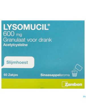 Lysomucil 600 gran sach 60 x 600 mg