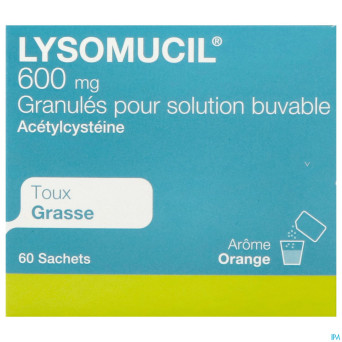 Lysomucil 600 gran sach 60 x 600 mg