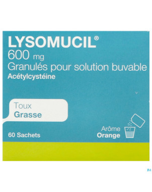 Lysomucil 600 gran sach 60 x 600 mg