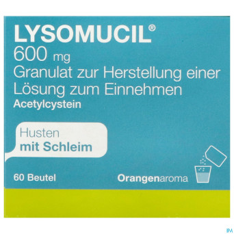 Lysomucil 600 gran sach 60 x 600 mg