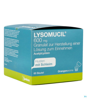 Lysomucil 600 gran sach 60 x 600 mg
