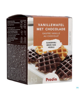 Prodia gaufre vanille-chocolat   185g 5683 revogan