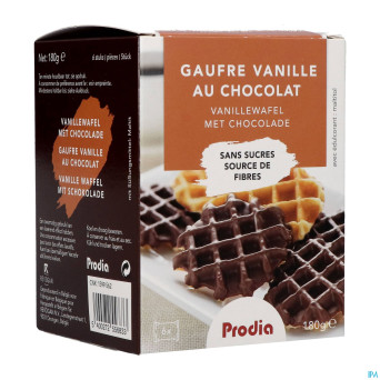 Prodia gaufre vanille-chocolat   185g 5683 revogan