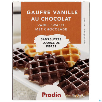 Prodia gaufre vanille-chocolat   185g 5683 revogan